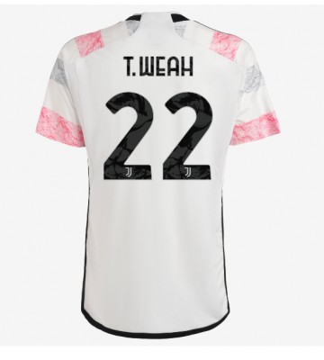 Juventus Timothy Weah #22 Segunda Equipación 2023-24 Manga Corta